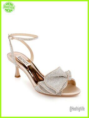 Leather Kitten Heel Round Toe Ankle Strap Pumps